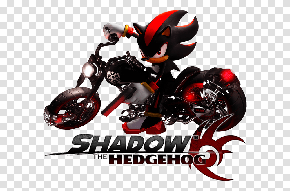 Picture Shadow The Hedgehog Motorcycle, Machine, Vehicle, Transportation, Wheel Transparent Png