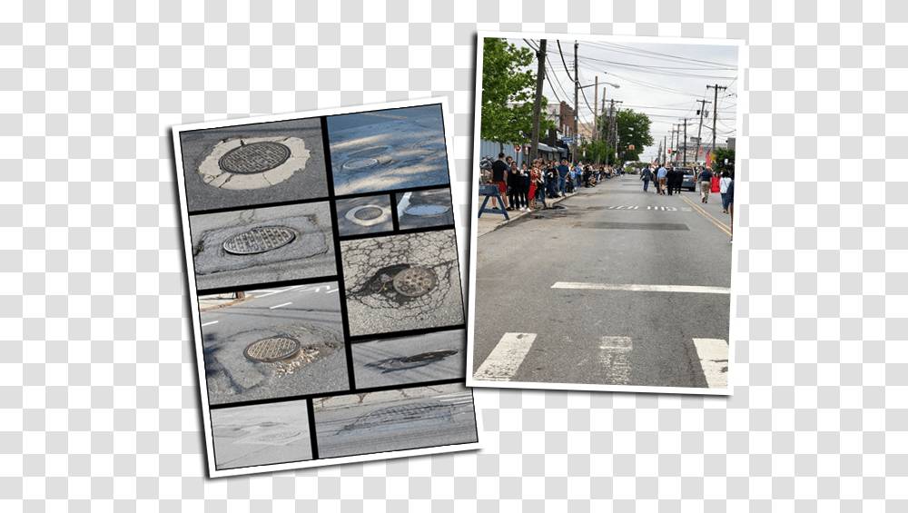 Picture Sidewalk, Collage, Poster, Advertisement, Road Transparent Png