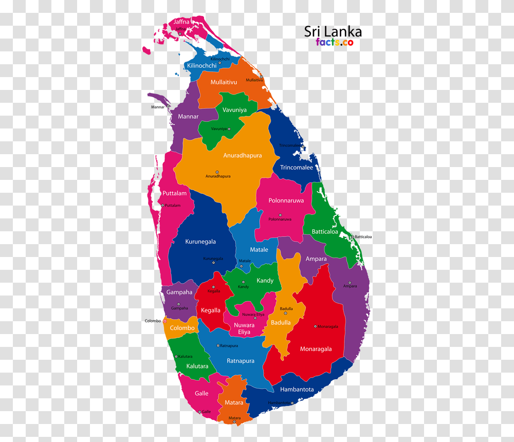 Picture Sri Lanka State Map, Diagram, Plot, Atlas, Poster Transparent Png