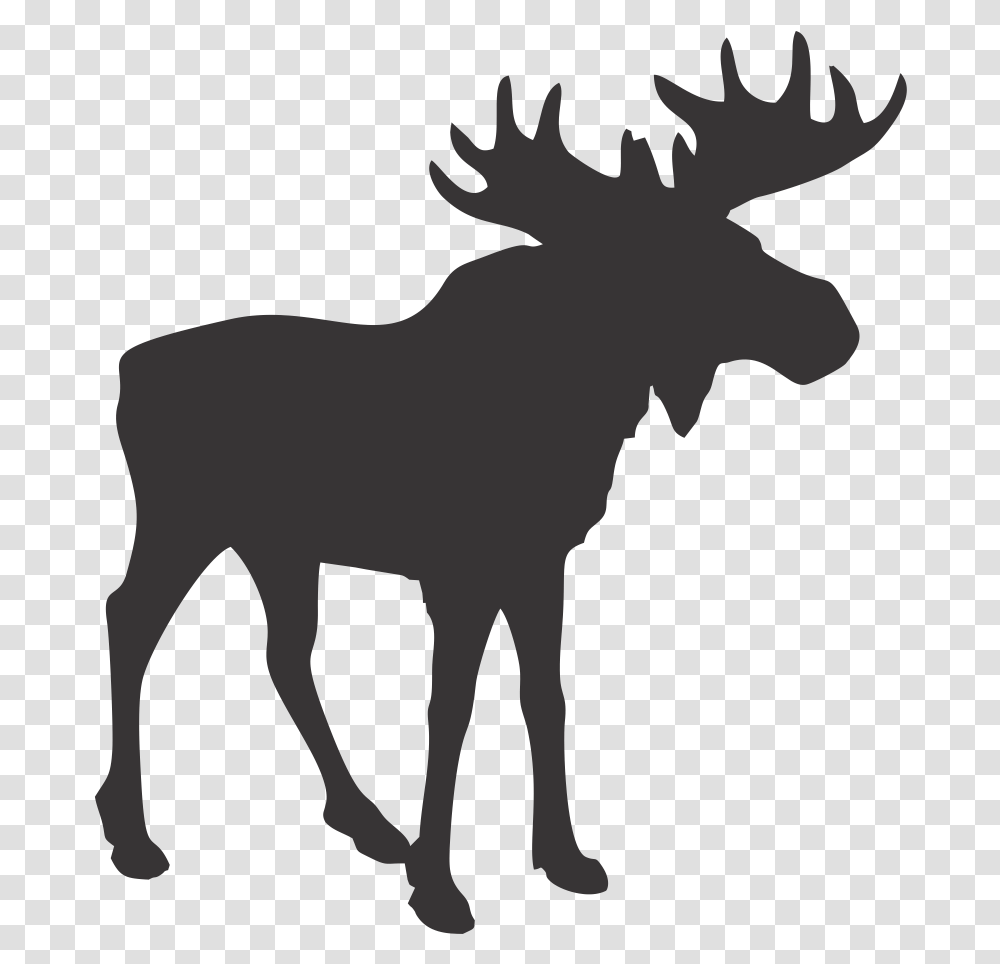 Picture Stock Blue Trading Company Moose Silhouette Free, Animal, Mammal, Wildlife Transparent Png