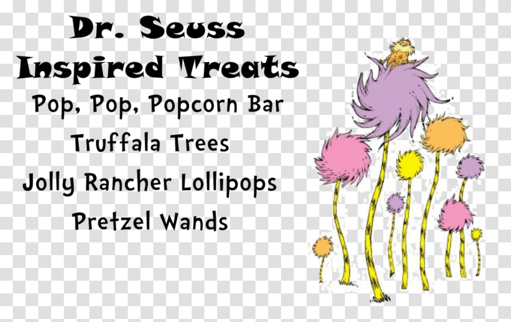 Picture Truffula Trees Lorax, Floral Design, Pattern Transparent Png