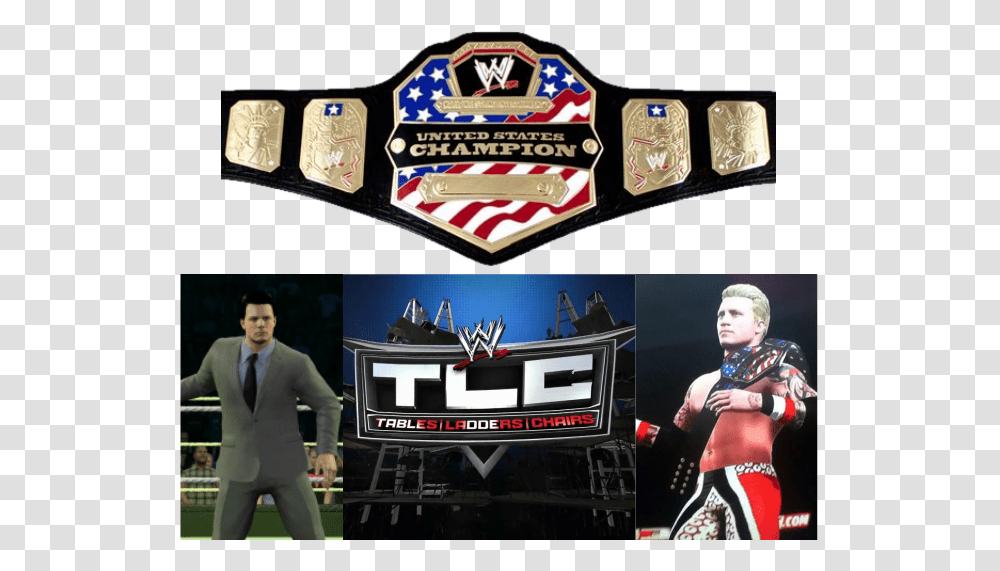 Picture United State Champion Wwe Belt, Person, Guitar, Leisure Activities, Suit Transparent Png