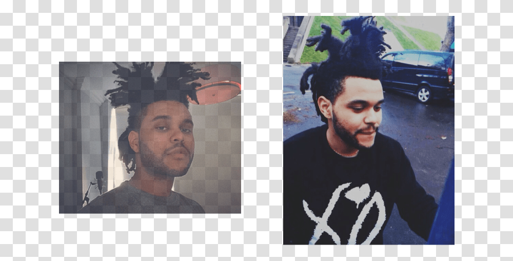 Picture Weeknd Dreads, Face, Person, Human, Car Transparent Png