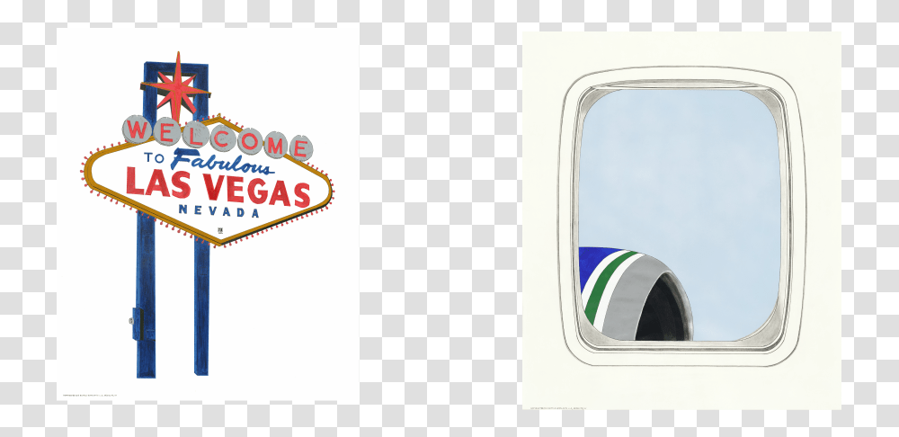 Picture Welcome To Las Vegas Sign, Window, Porthole, Vehicle, Transportation Transparent Png