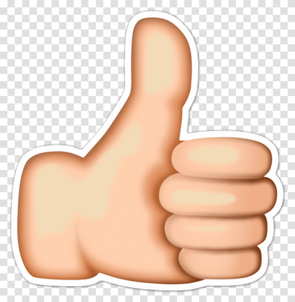 Picture With One Thumb Up Thumbsup Emoji Thumbs Up Youtube, Person, Finger, Human, Hand Transparent Png