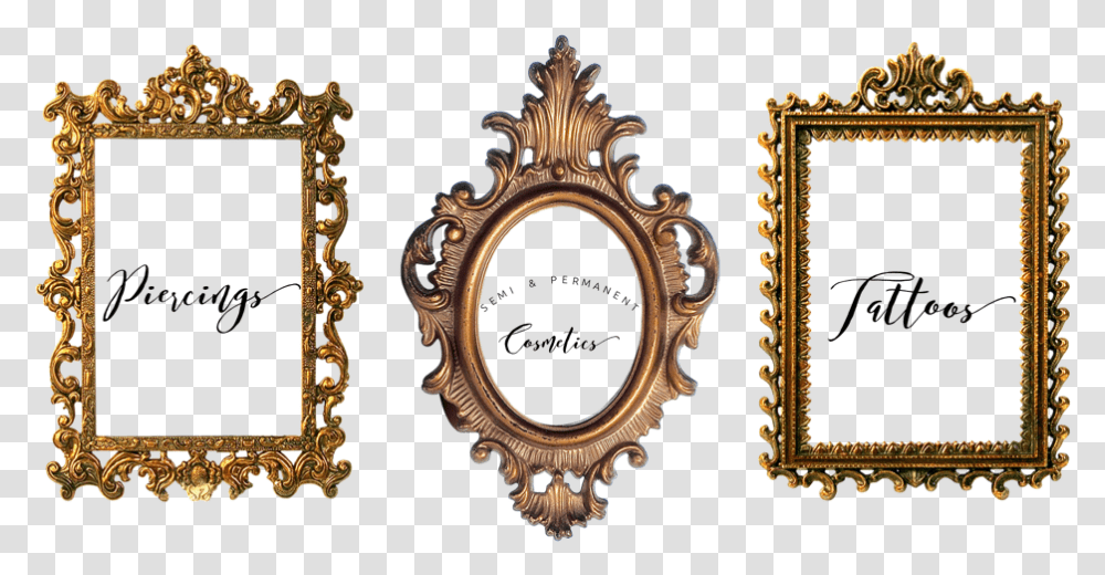 Picture Wood Carving Frame, Bronze, Mirror, Oval, Gold Transparent Png