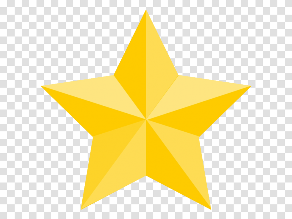 Picture Yellow Star Black Background, Star Symbol Transparent Png
