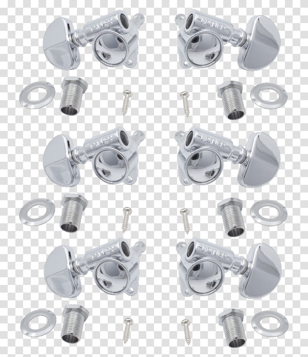 Pictured Chrome Grover Rotomatic Tuning, Steamer, Injection, Microphone, Electrical Device Transparent Png