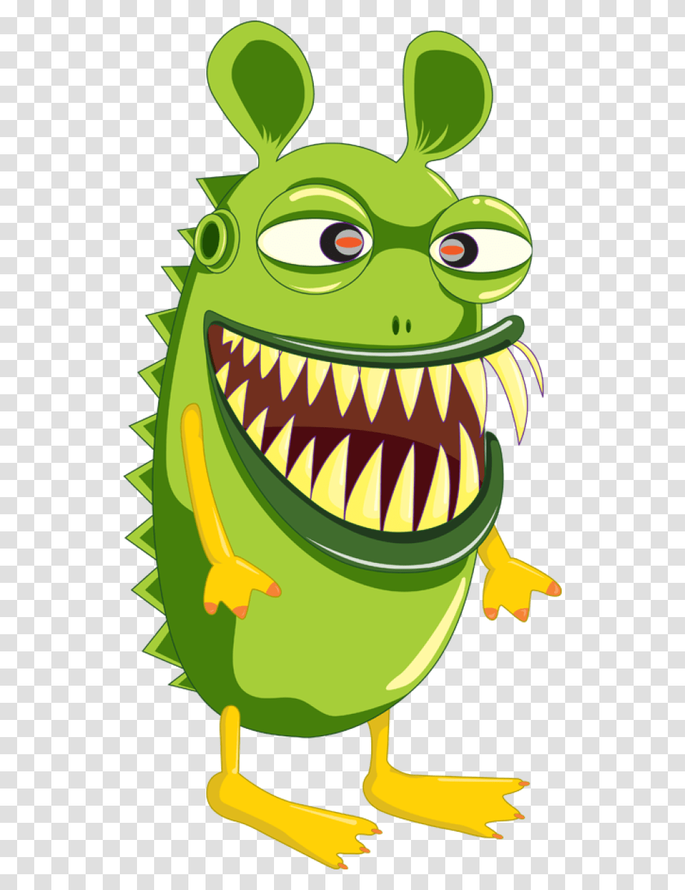 Pictures Of A Monster Group With Items, Green, Plant, Poster, Food Transparent Png