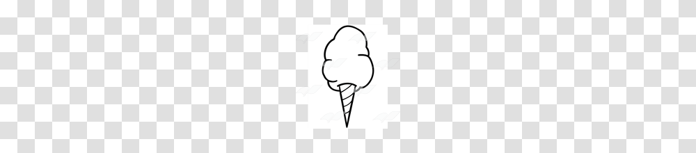 Pictures Of Cotton Candy Black And White, Plant, Head, Cone Transparent Png