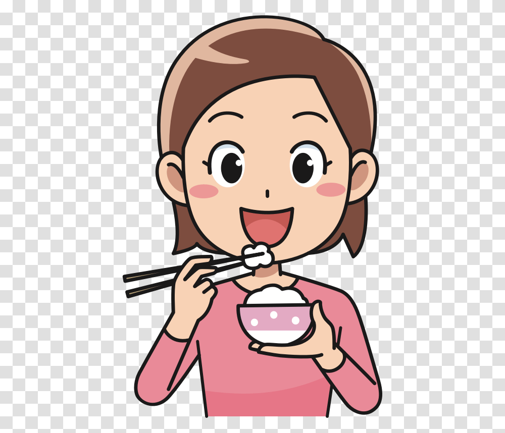 Pictures Of Girl Eat Clipart, Eating, Food, Label Transparent Png
