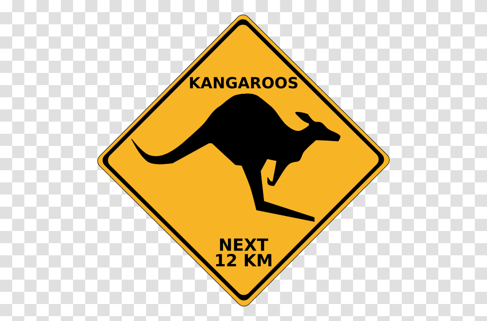 Pictures Of Kangaroo Crossing Sign Clip Art, Road Sign, Animal, Mammal Transparent Png
