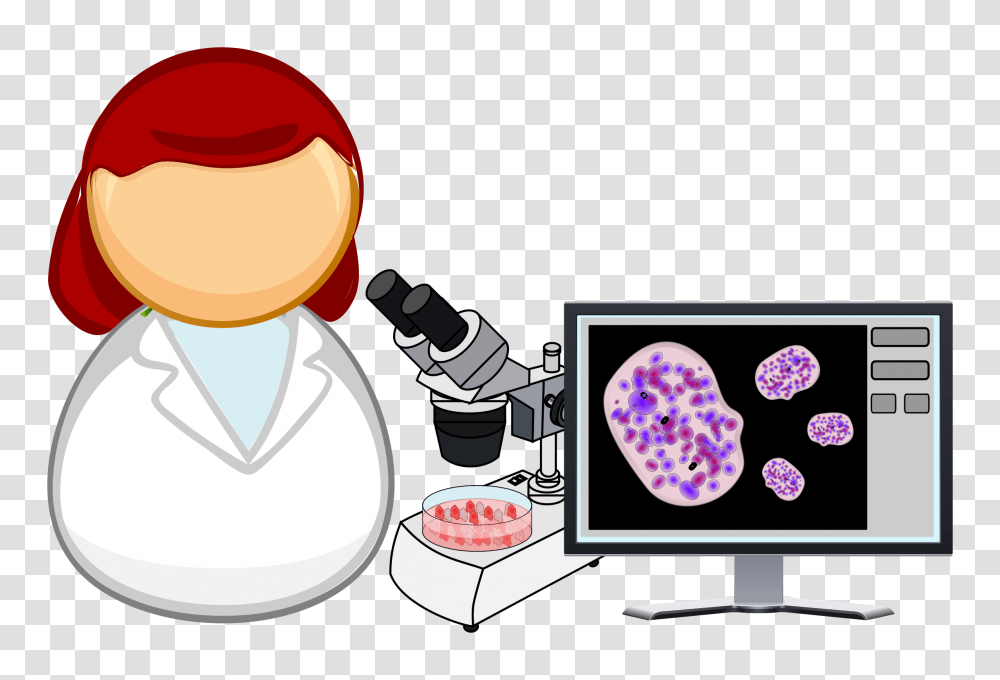 Pictures Of Microbiology Lab Clip Art, Monitor, Screen, Electronics, Display Transparent Png