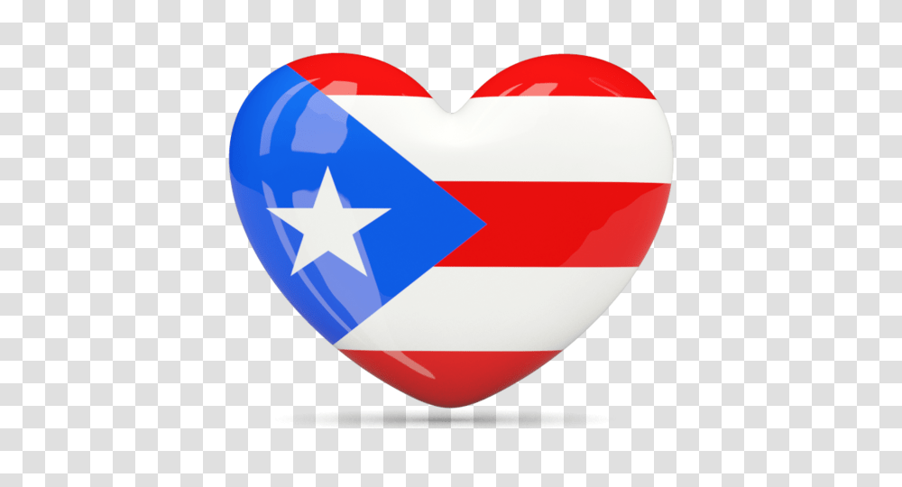 Pictures Of Puerto Rico Heart Icon Download Flag Icon Of Puerto, Balloon, Star Symbol Transparent Png