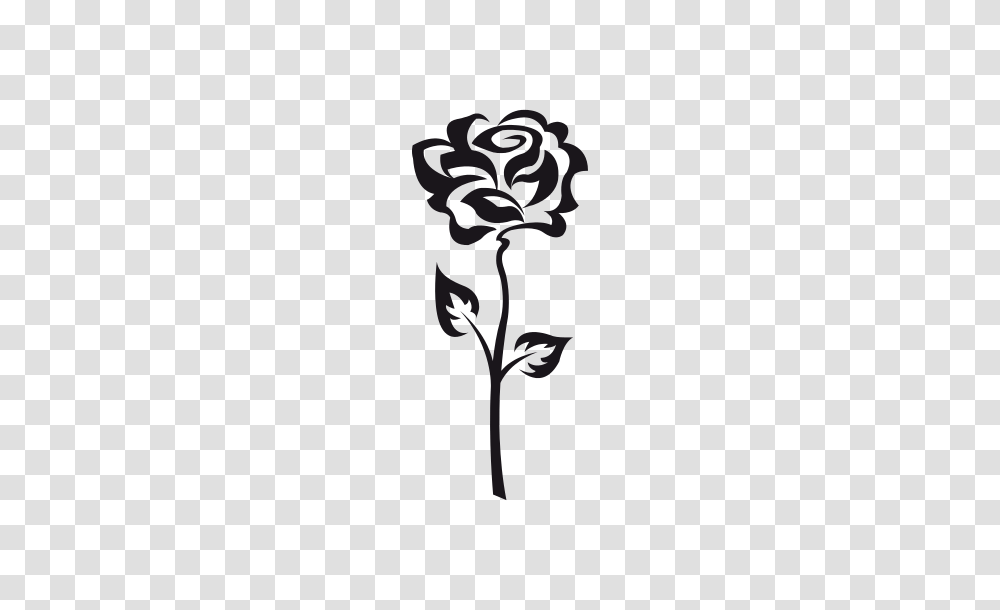 Pictures Of Rose Flower Silhouette, Hand, Cross Transparent Png