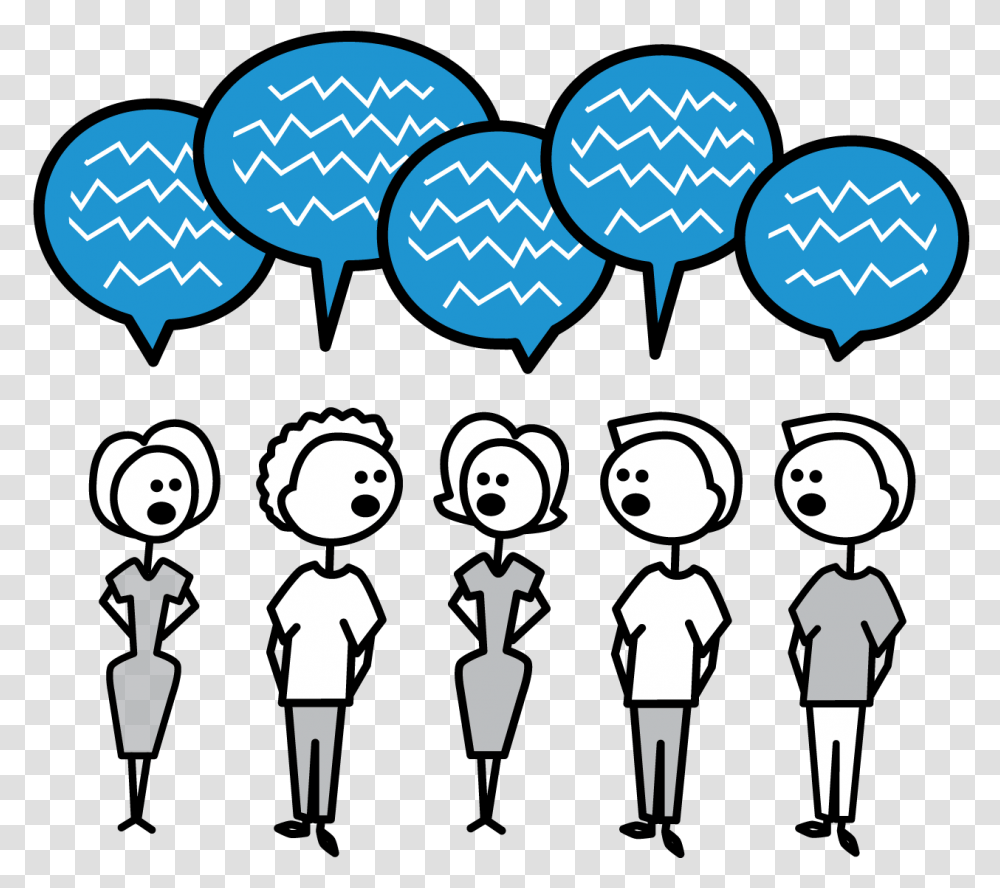 Pictures Of Talking, Crowd, Stencil, Poster, Advertisement Transparent Png