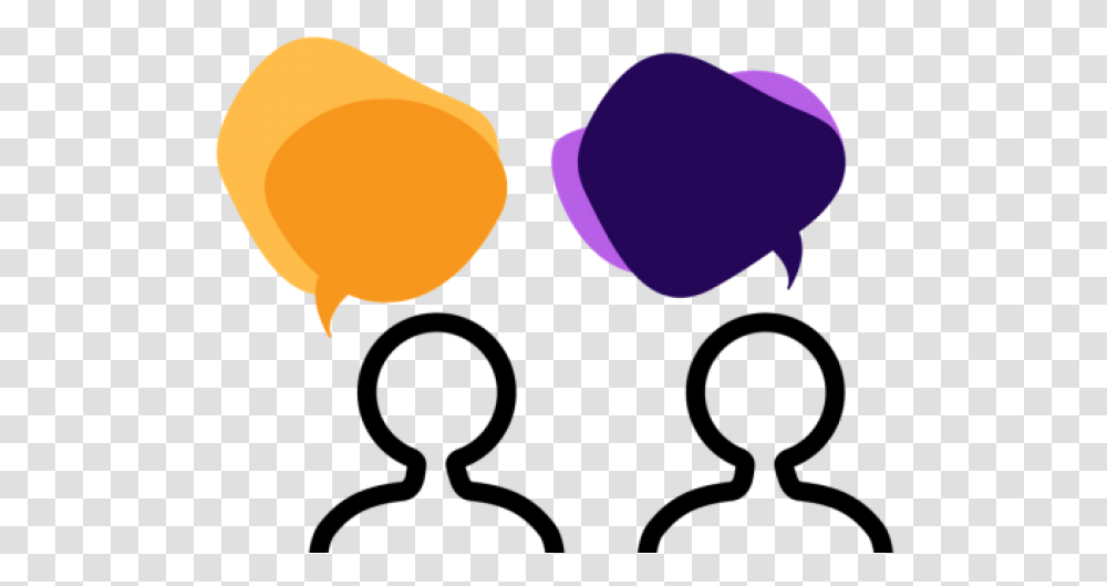 Pictures Of Two People Talking Two People Talking Clipart, Plant, Balloon, Food, Sweets Transparent Png
