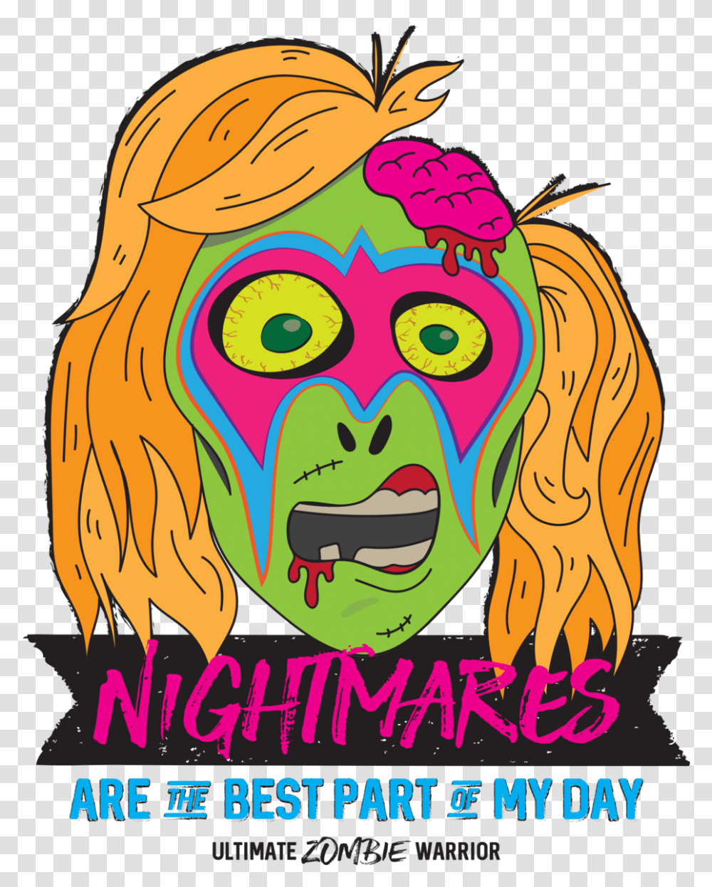 Pid Sid Ultimate Warrior Zombie Illustration, Poster, Advertisement Transparent Png