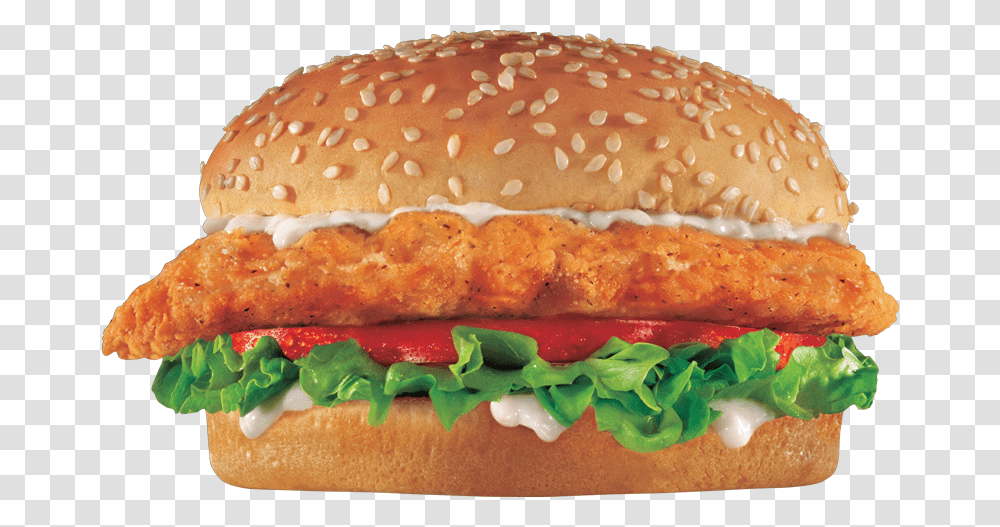 Pide Hamburguesa Big Chicken Fillet Sandwich Ahora Chicken Fillet Sandwich Hardees, Burger, Food Transparent Png