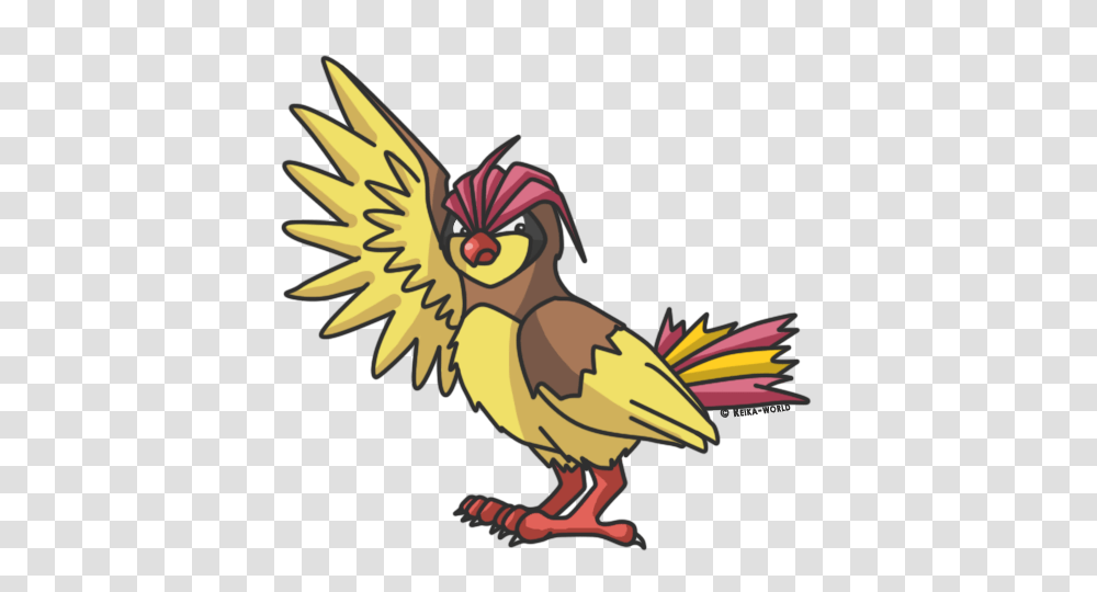 Pidgeotto, Bird, Animal, Flag Transparent Png