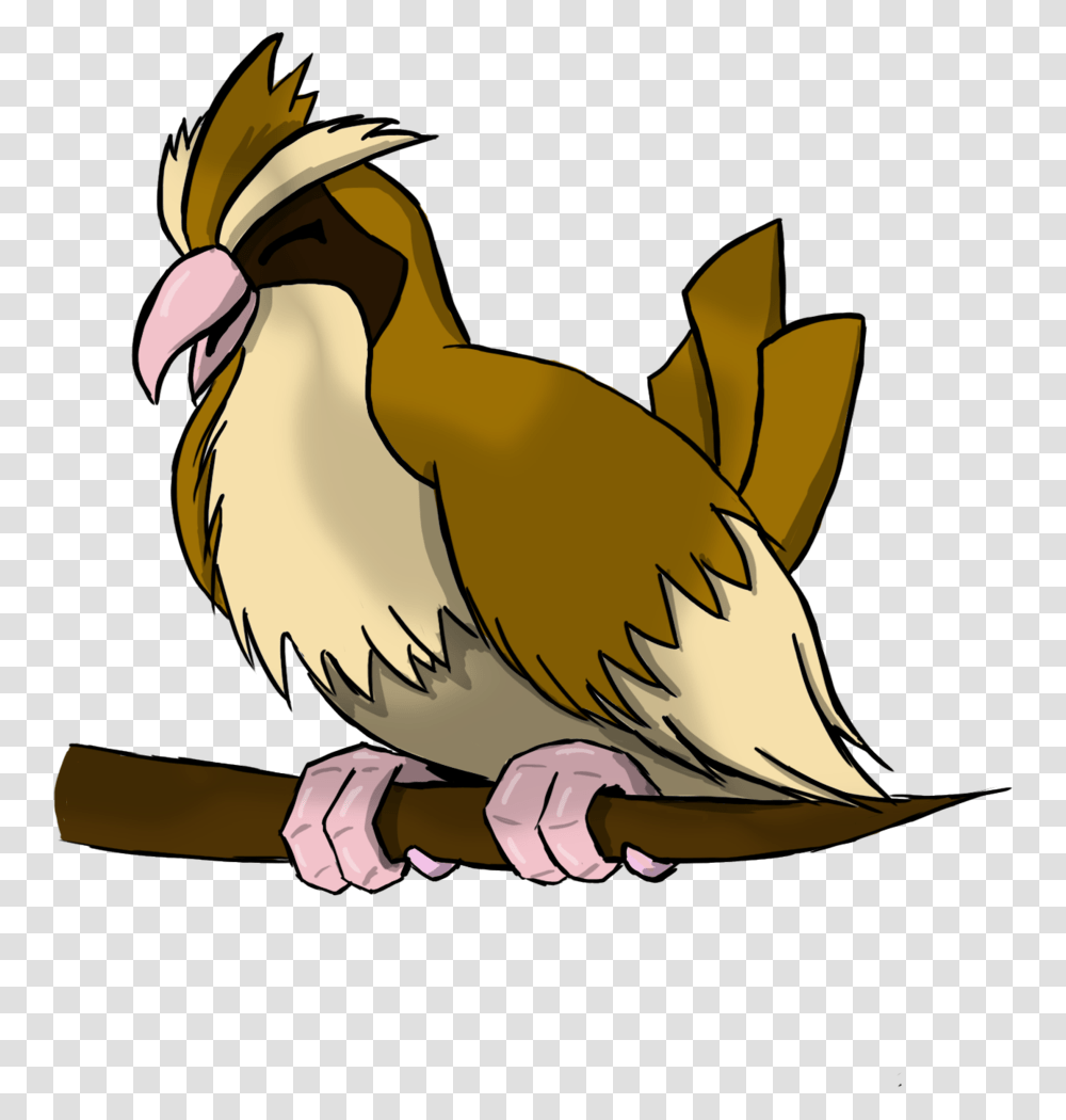 Pidgey, Animal, Bird, Beak, Banana Transparent Png