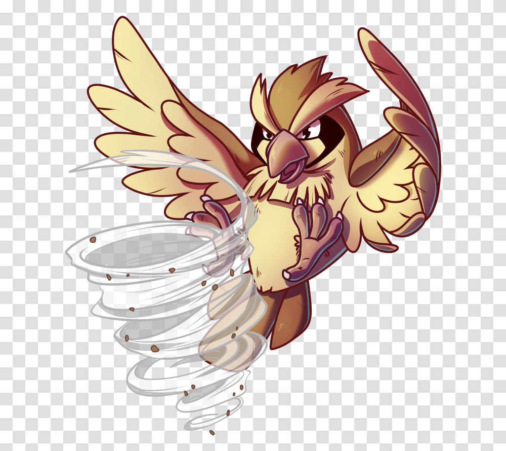 Pidgey Used Gust Game Art Hq Pokemon Tribute By Magnastorm Pidgey, Light, Cupid, Insect, Invertebrate Transparent Png
