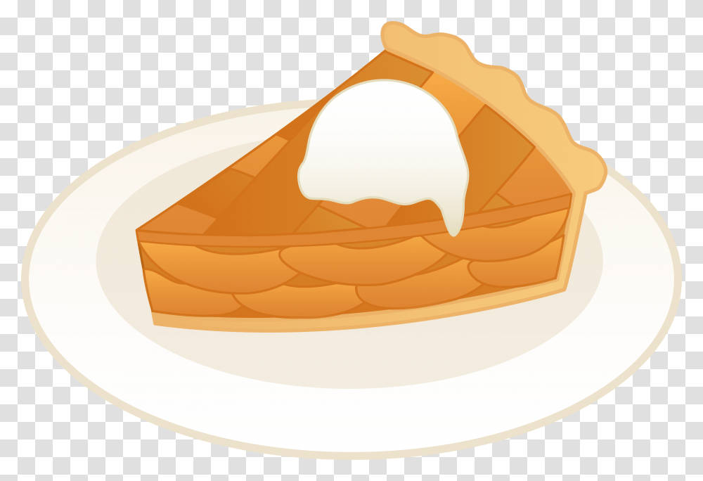 Pie Ala Mode Cartoon, Bread, Food, Cake, Dessert Transparent Png