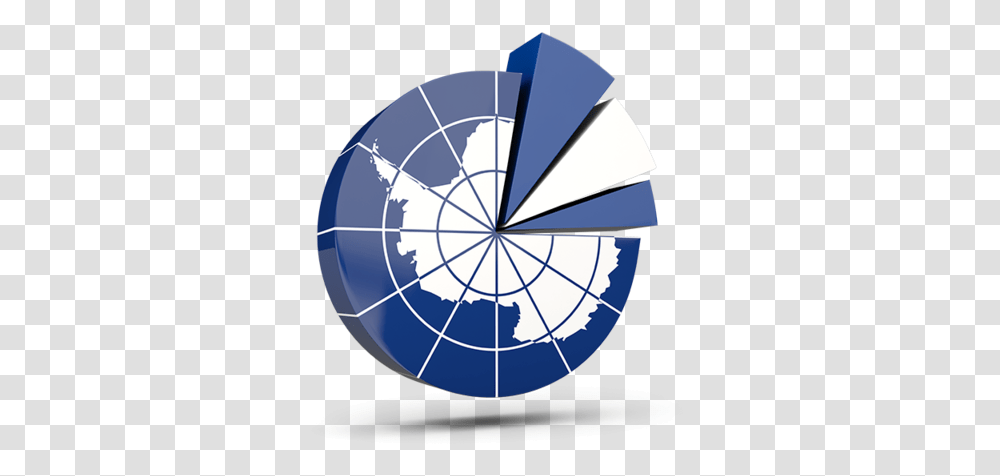 Pie Chart With Slices Antarctica Flag, Lamp, Outer Space, Astronomy, Planet Transparent Png