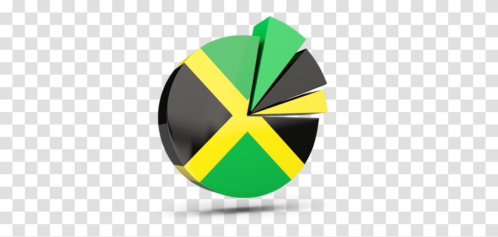 Pie Chart With Slices Pie Chart With Jamaica, Logo, Trademark, Lamp Transparent Png