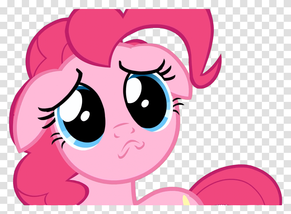 Pie In Face Pinkie Pie Sad, Drawing Transparent Png