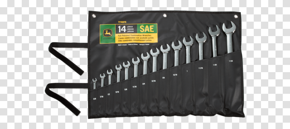 Piece Combination Wrench Set John Deere Spanners, Crib, Furniture, Tool Transparent Png
