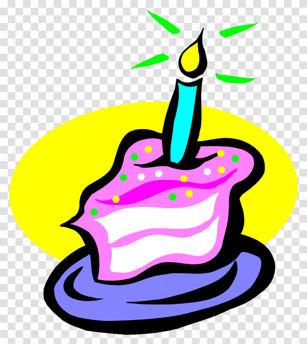 Piece Of Cake Birthday Cake Slice Clipart, Bird, Animal, Label Transparent Png