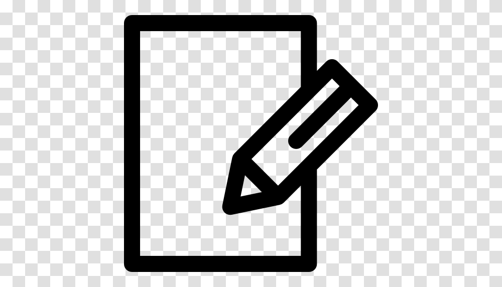 Piece Of Paper And Pencil, Computer, Electronics, Tablet Computer Transparent Png