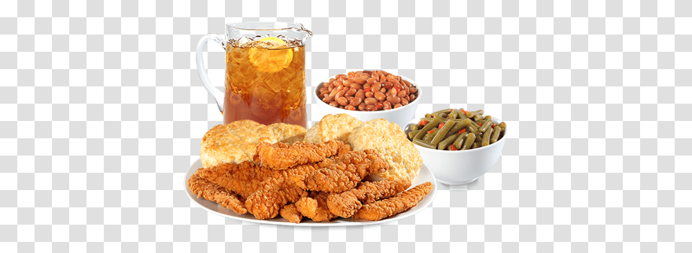 Piece Tailgate Supreme Chicken Biscuits Pinto Beans Fried Food, Plant, Fried Chicken, Produce, Jar Transparent Png