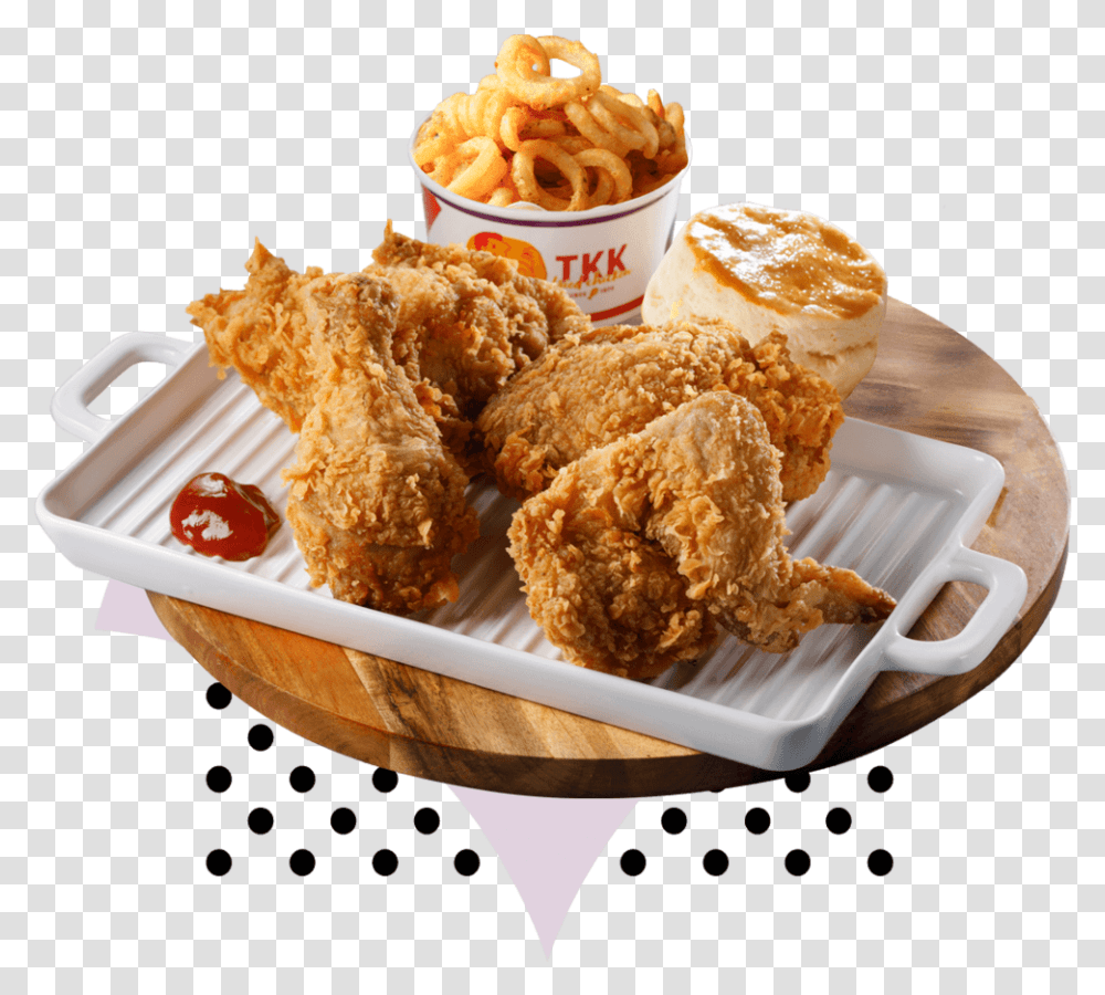 Pieces Chicken Large Crispy Fried Chicken, Nuggets, Food, Burger, Bread Transparent Png