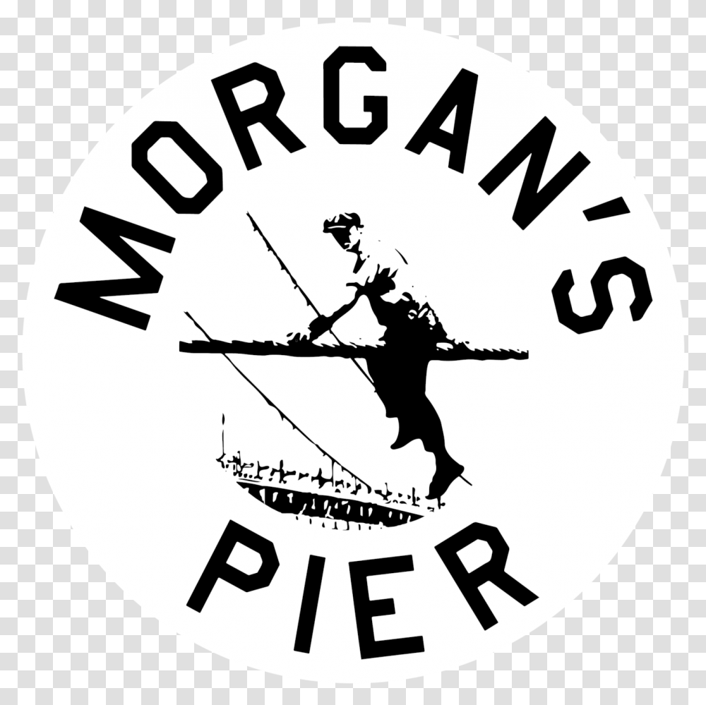 Pier Drawing Fishing Village Morgan's Pier Drinks, Person, Logo Transparent Png