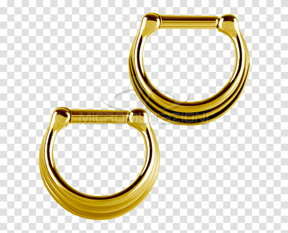 Piercing Supply Septum Clicker Gold Pvd Steel, Bugle, Horn, Brass Section, Musical Instrument Transparent Png
