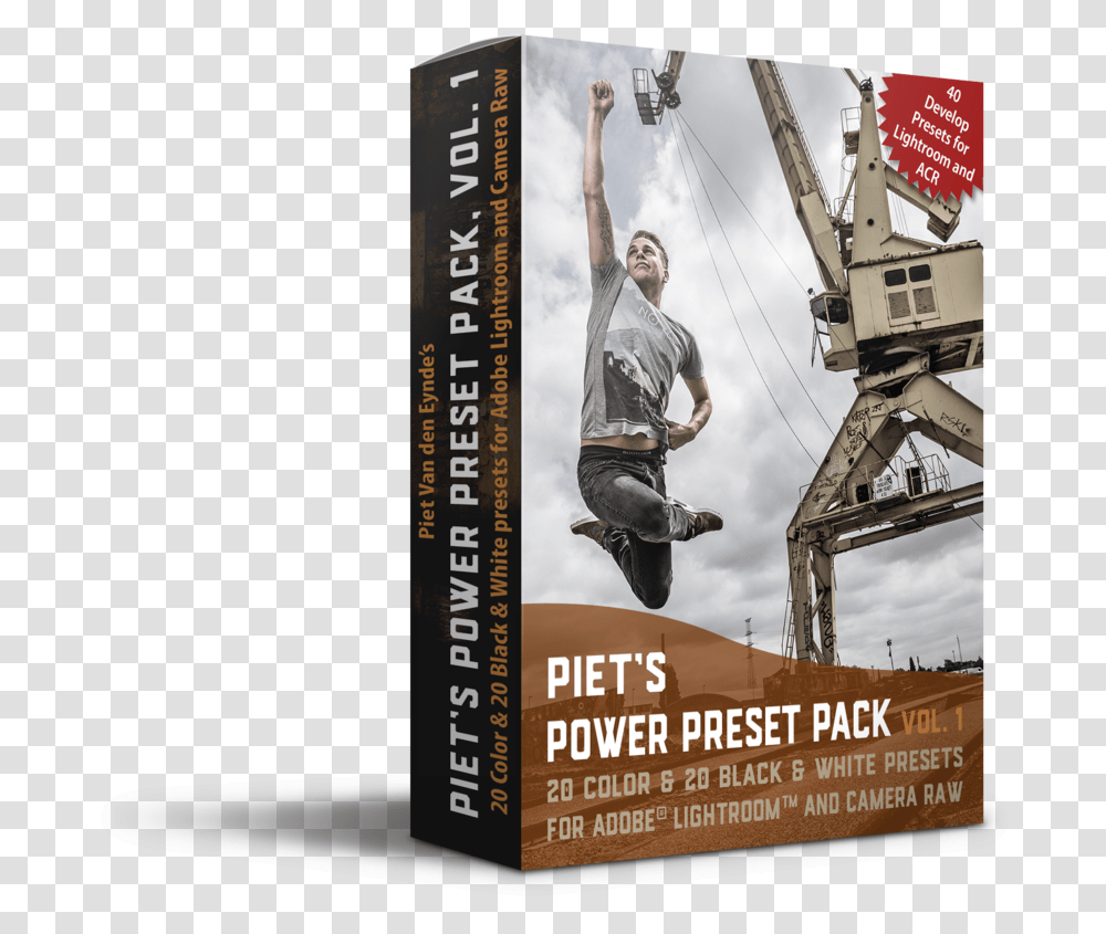 Piet S Power Preset Pack Vol, Person, Advertisement, Poster, Flyer Transparent Png