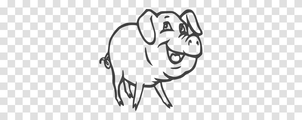 Pig Animals, Statue, Sculpture Transparent Png