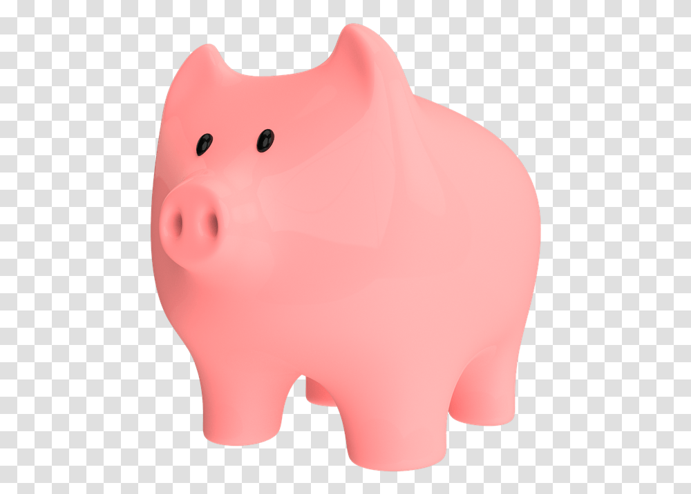 Pig Animal Snout Money Coins Piggy Save Pennies Animal Figure, Piggy Bank Transparent Png
