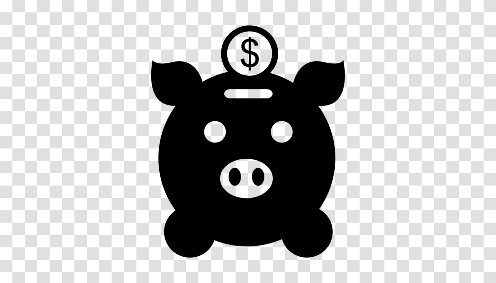 Pig Bank With Con, Leisure Activities, Animal, Alarm Clock Transparent Png