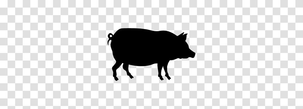 Pig Boar Stickers Car Decals Dozens Of Great Designs, Silhouette, Cow, Cattle, Mammal Transparent Png