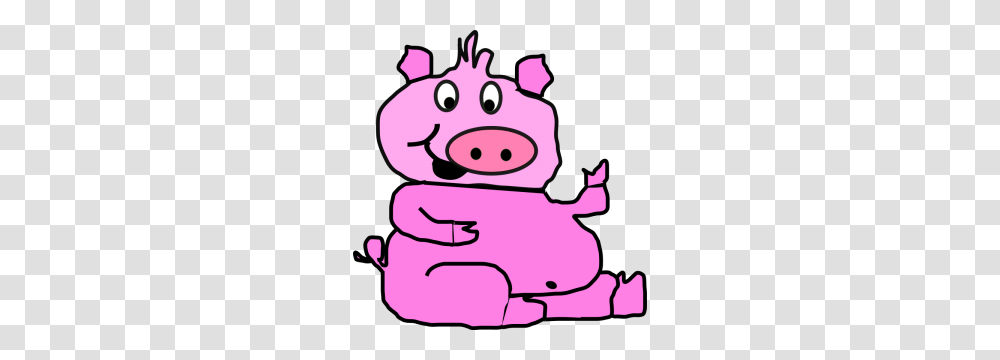 Pig Cartoon Clip Art Download, Plush, Toy, Outdoors, Animal Transparent Png