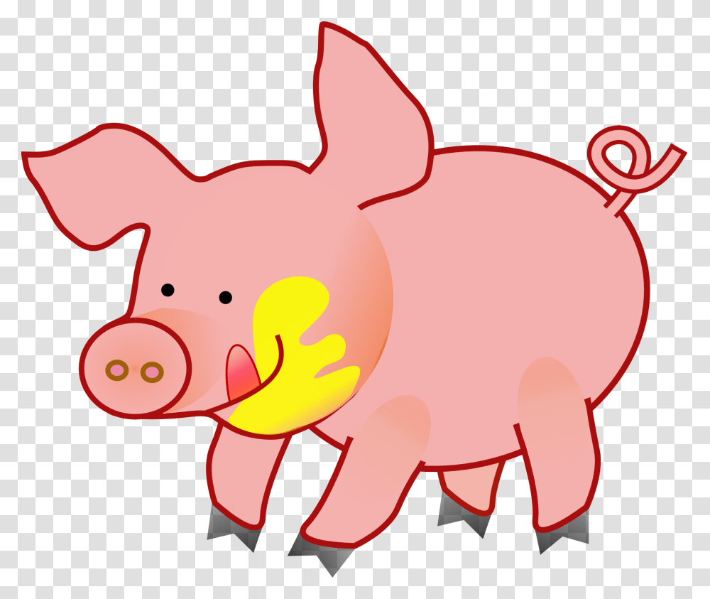 Pig Clip Art Images Free, Mammal, Animal, Piggy Bank, Hog Transparent Png