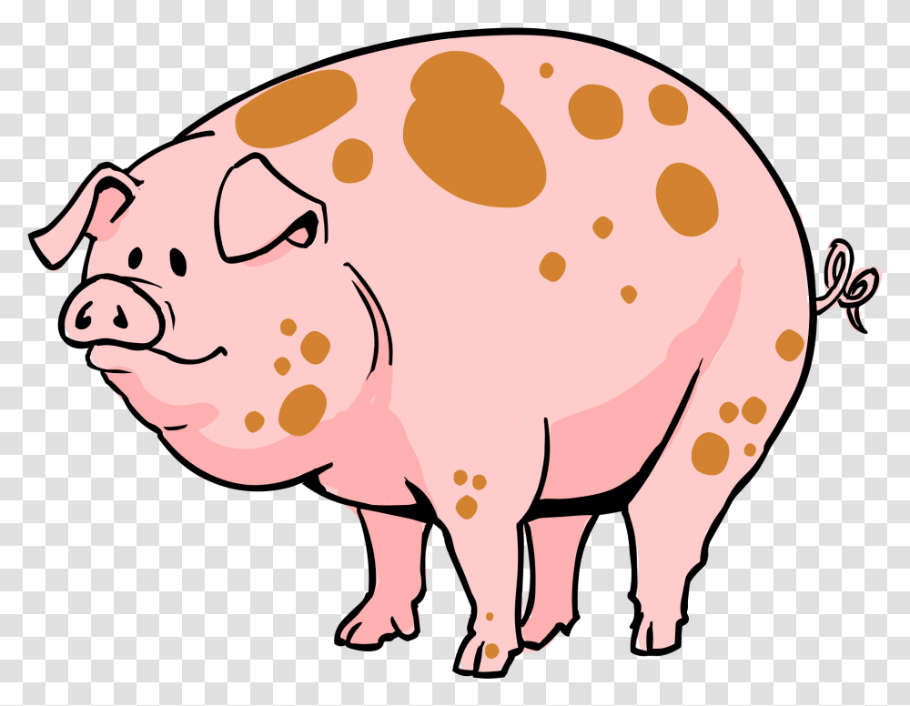 Pig Clip Art Pdf Free Clipart Images, Mammal, Animal, Hog, Piggy Bank Transparent Png