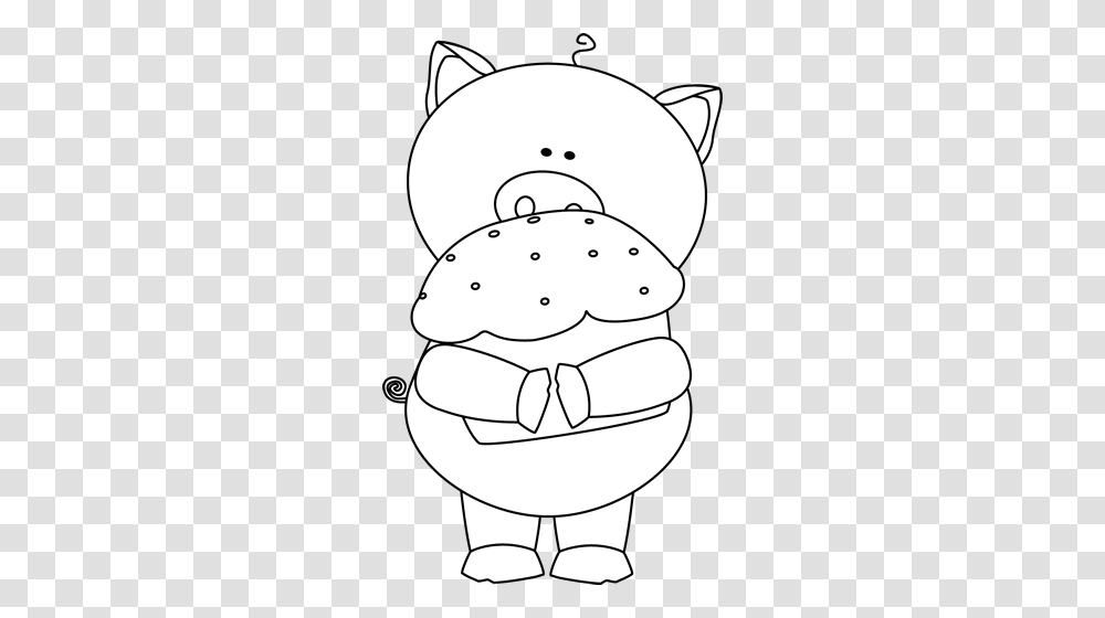 Pig Clip Art, Snowman, Outdoors, Hat Transparent Png