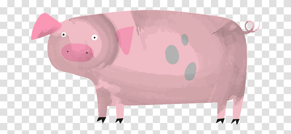 Pig Clipart Domestic Pig, Animal, Mammal, Sea Life, Head Transparent Png