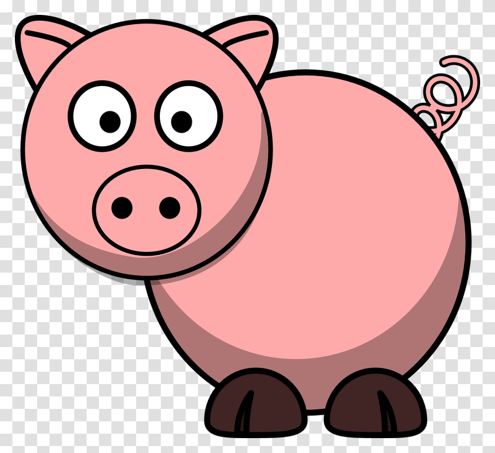 Pig Clipart Four, Piggy Bank, Mammal, Animal Transparent Png