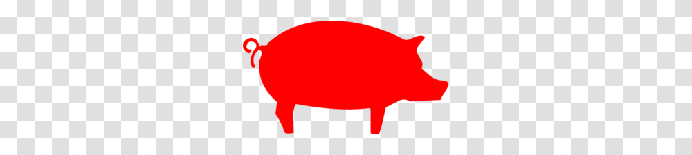 Pig Clipart Red, Piggy Bank, Person, Human, Transportation Transparent Png