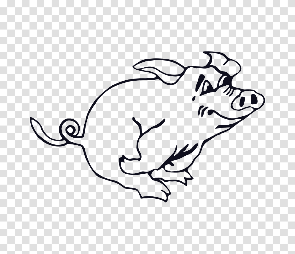 Pig Clipart Sketch, Cat, Animal, Light Transparent Png